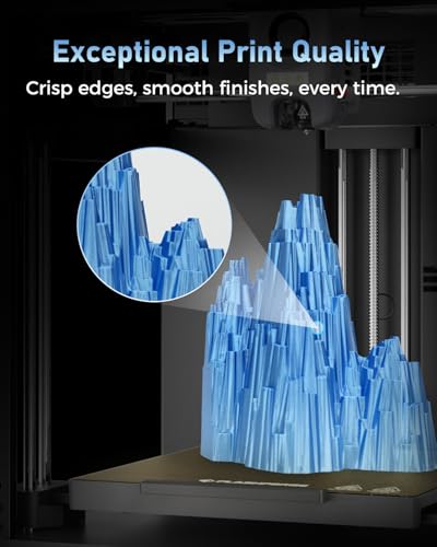 FLASHFORGE 3D Printer AD5M, CoreXY 600mm/s High-Speed Printer with 1-Click Auto Leveling, High-Temp Direct Drive Extruder, 3s Quick-Swap Nozzle, 220×220×220mm Build Volume