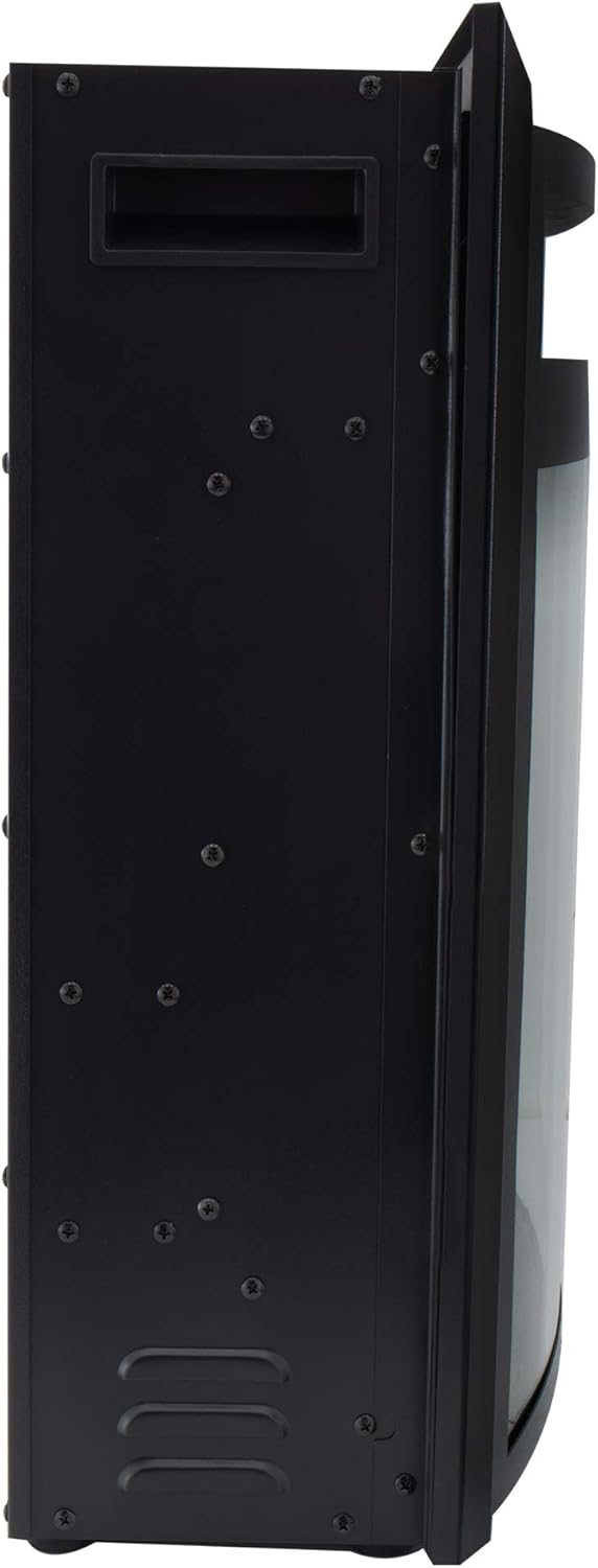 RecPro RV Fireplace 28 | 26 Cutout Size | Electric RV Fireplace | Curved Glass | Camper | Heater | Remote Included