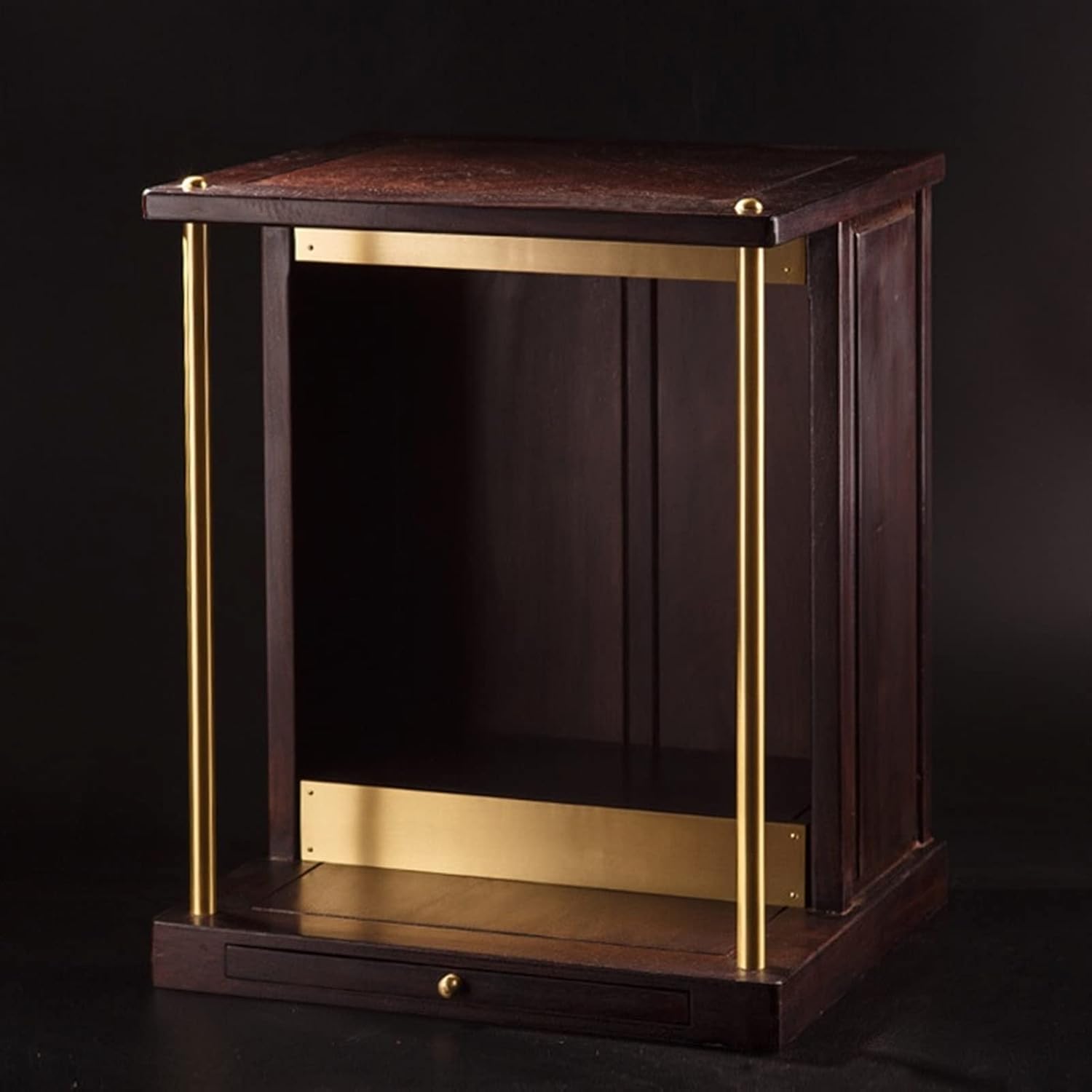 Buddha Altar Shelf Small Modern and Minimalist Household Hanging Wall Style New Chinese Style Rosewood Solid Wood Platform for Guanyin Shrine Hanging Cabinet Buddha Altar