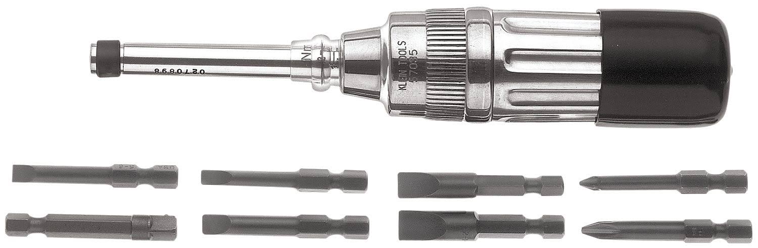 Klein Tools 57034 Torque-screwdriver Set, Screwdriver, 8 Bits