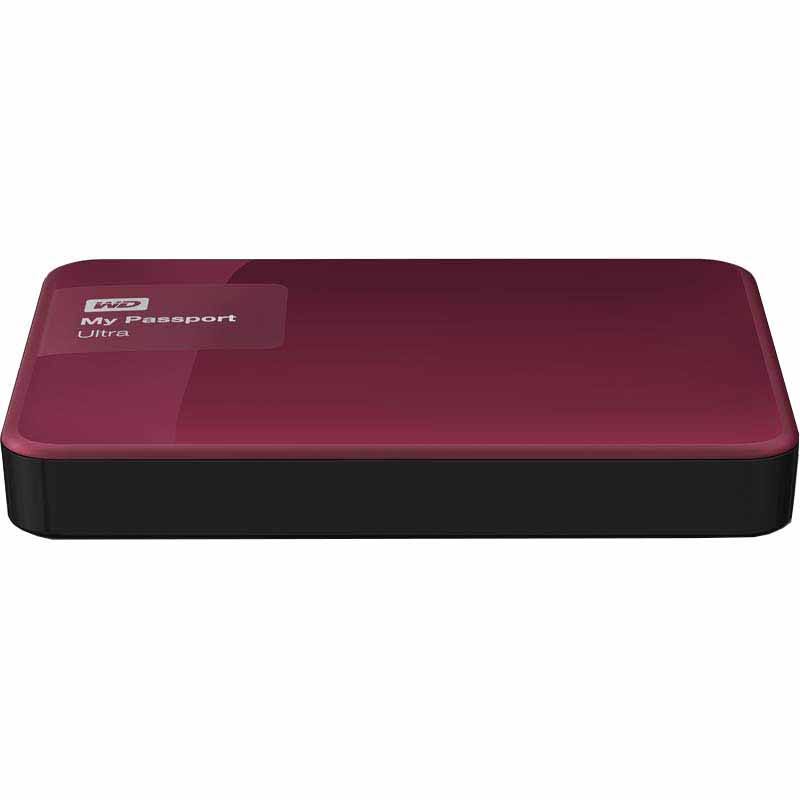 WD 3tb USB 3.0 My Passport Ultra Portable External Hard Drive - Berry