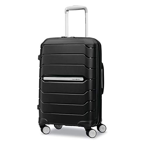 Samsonite Freeform 21-Inch Hardside Carry-On Luggage - Hardshell Carry-On Suitcase - TSA, Airline-Approved - Expandable Hard Shell, Smooth Rolling Spinner Wheels for Lightweight Travel - Navy