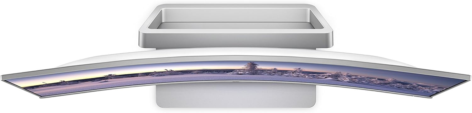 HP 27in Curved HP27SC1 LCD WLED Monitor - Silver (Renewed)