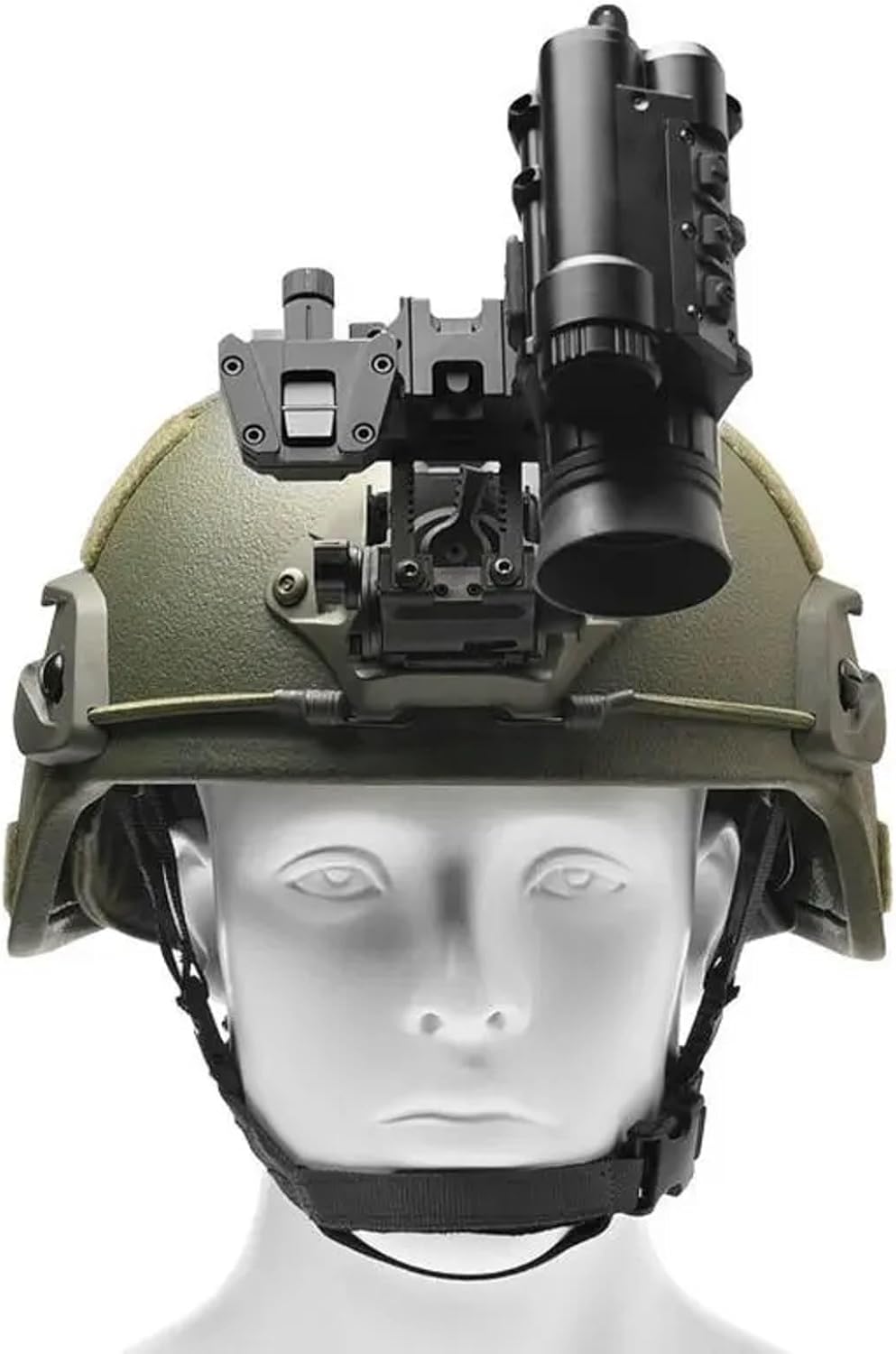 Dual Tube Night Vision Goggle/Binocular Night Vision Goggles for Adults, NVG10++ Helmet Night Vision Binocular with 4 Color and 4X Magnification, 40° View, Detection Range 0.6-980 Ft (NVG Mount)