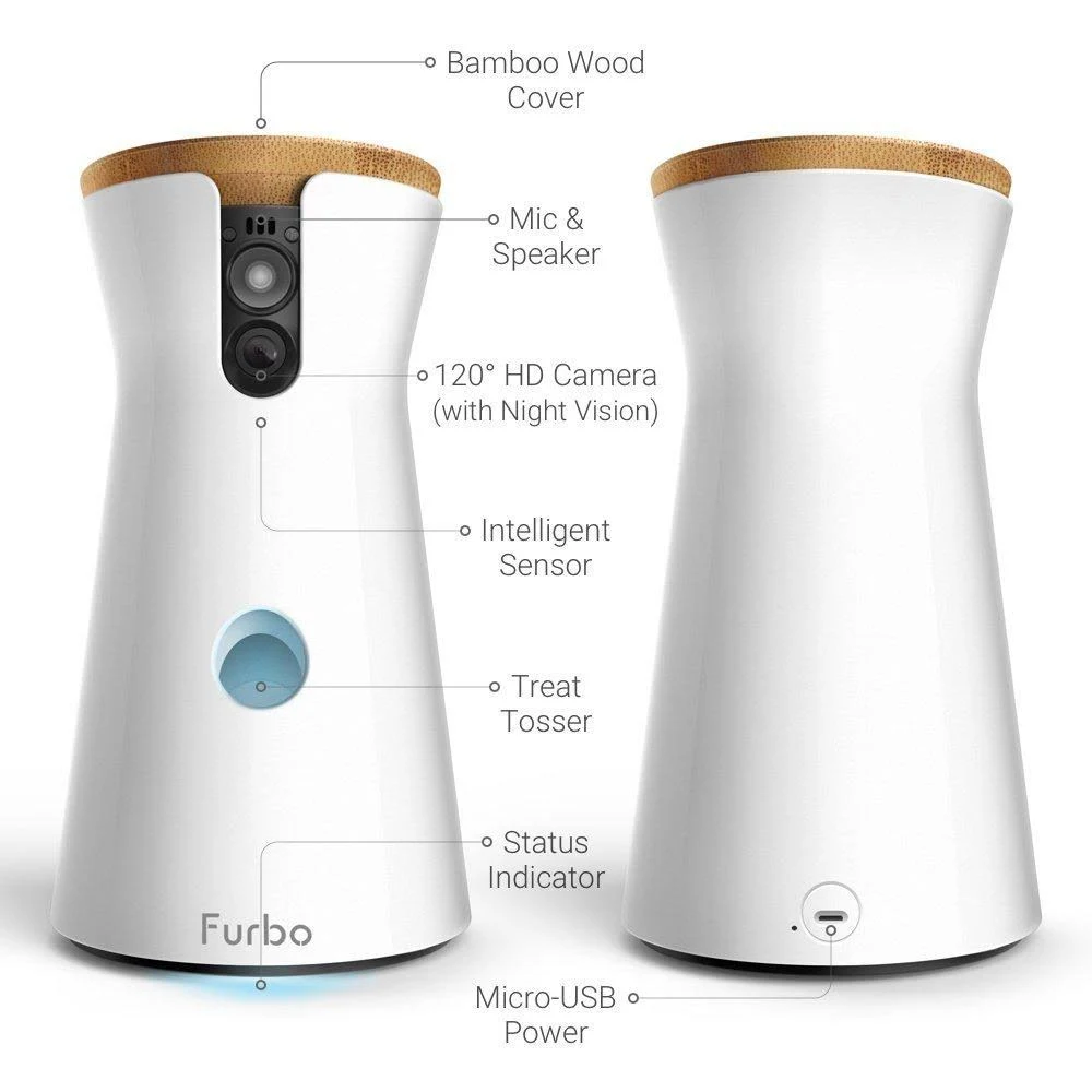 Furbo Dog Camera: Treat Tossing, Full HD WiFi Pet Camera and 2-Way Audio