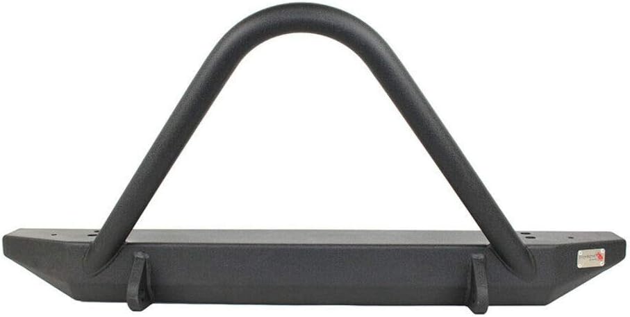 Fishbone Offroad Jeep TJ Front Bumper W/Stinger 97-06 Wrangler TJ Rubicon and Unlimited Steel Black Textured Powdercoat Piranha Series