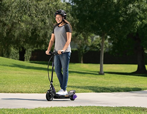 Razor Power Core E100 Electric Scooter - 100w Hub Motor, 8" Air-Filled Tire, Up to 11 mph and 60 min Ride Time, for Kids Ages 8 and Up