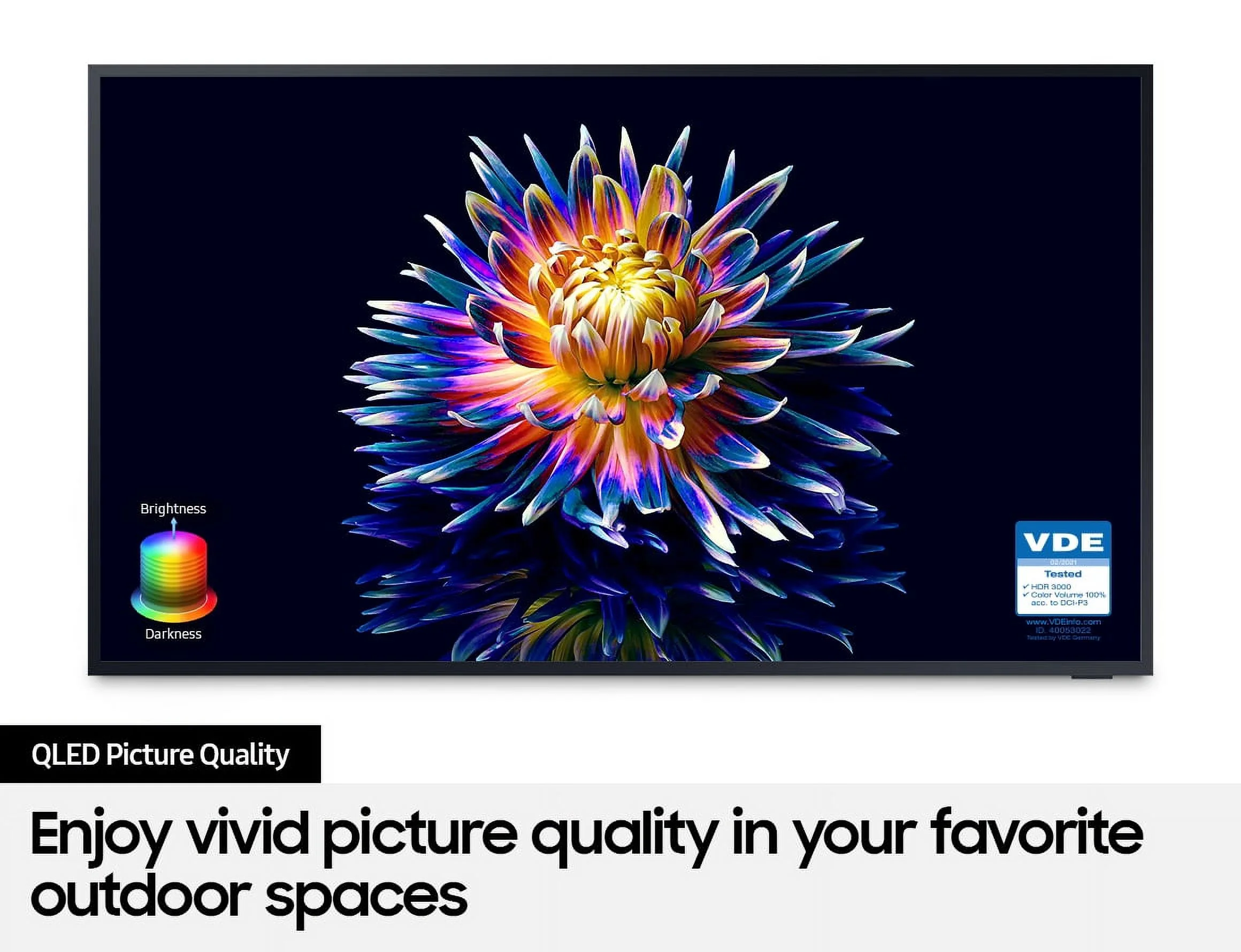 SAMSUNG 75" Class The Terrace Full Sun Outdoor QLED 4K (2160P) LED Smart TV QN75LST9TAFXZA