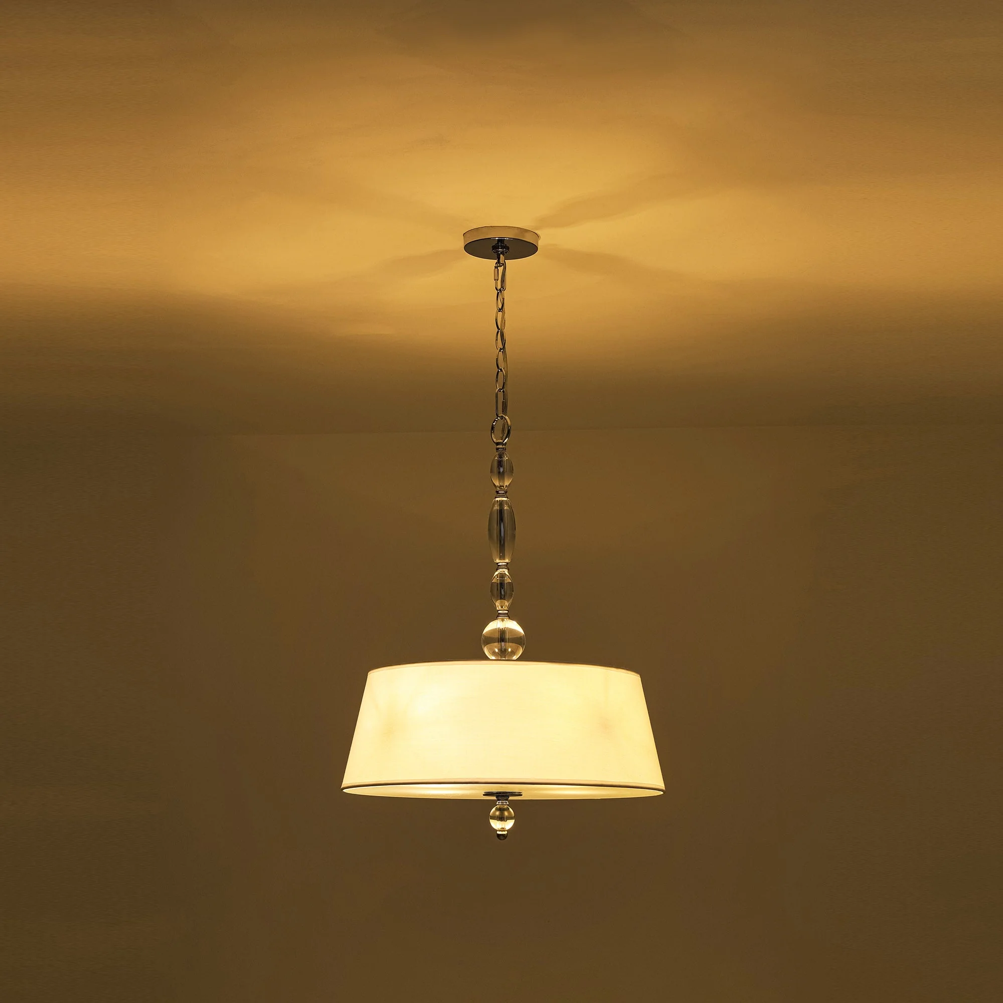 Brilune 4-Light Dimmable Fabric Boho Shaded Chandelier (20)