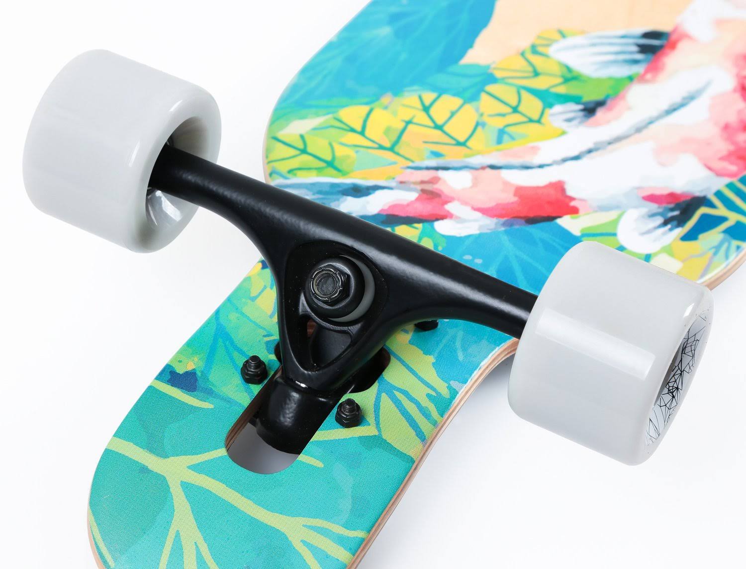 Volador 42inch Freeride Longboard Complete Cruiser Drop Through Deck - Camber