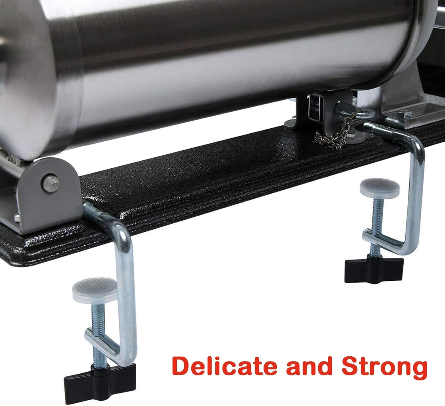 Sausage Stuffer Machine, 6LBS/3L Stainless Steel Horizontal Sausage Stuffer Maker Manual Sausage Filler with 4 Filling Tubes, for Commercial or Home Use