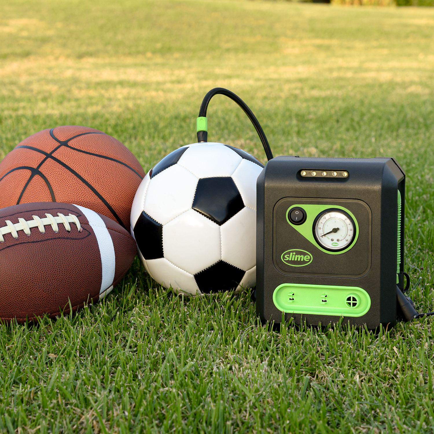 Slime 12V Multi-Purpose Inflator for Tires, Balls, Rafts and other Household Inflatables