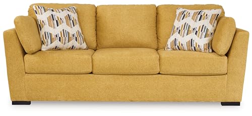 Signature Design by Ashley Keerwick Sofas, 94" W x 41" D x 39" H, Yellow