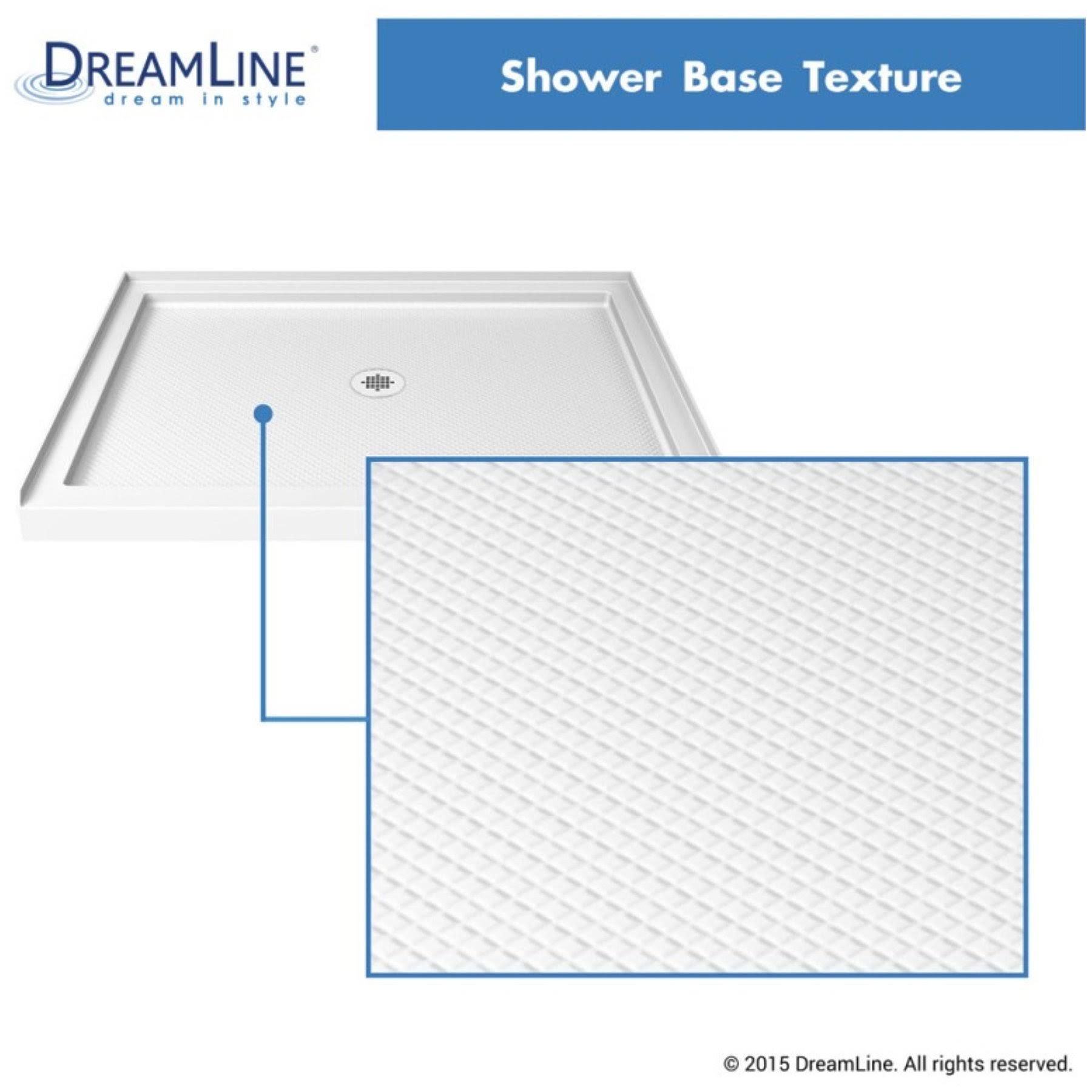 DreamLine Slimline 36 in. x 60 in. Single Threshold Shower Base, Right Hand Drain, DLT-1136602