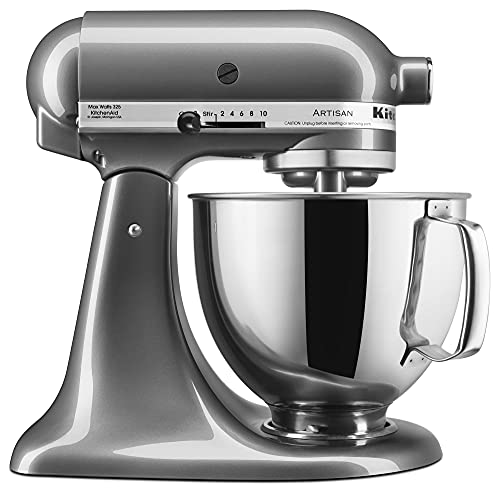 KitchenAid KSM150PSTG Artisan Series 5-Qt. Stand Mixer with Pouring Shield - Tangerine