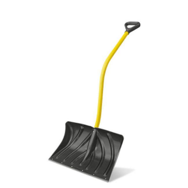 Suncast Corp Poly Snow Shovel/Pusher, Ergonomic D-Grip Handle, 20-in. SC5340