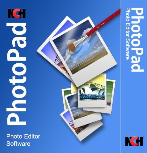 PhotoPad Photo Editing Software - Edit, Crop, Rotate, Touch-up or Apply Effects [Download] Pack of 2