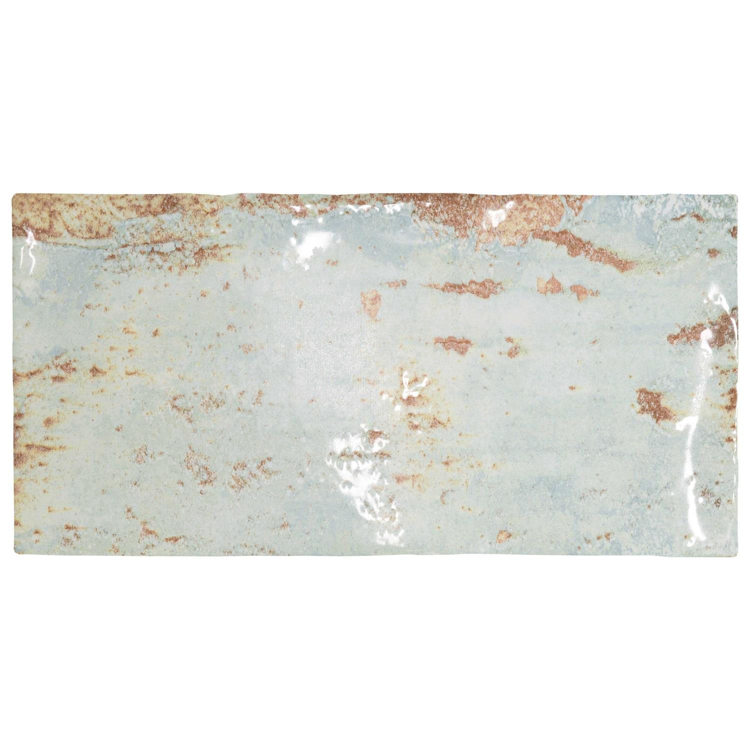 Merola Tile Biarritz Green 3 x 6 Ceramic Wall Tile