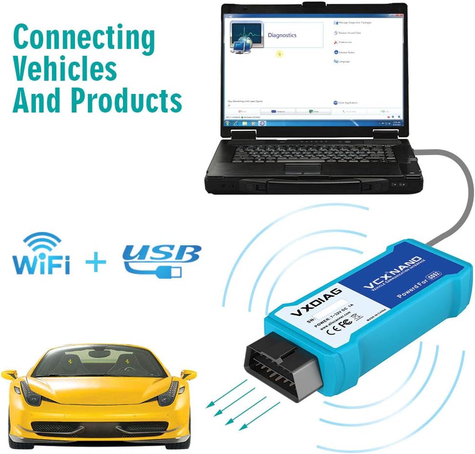 VXDIAG VCX Nano GDS2 and Tech2Win Diagnostic Programming System for GM/Opel WiFi Version