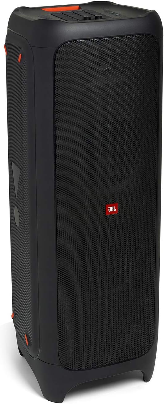 JBL PartyBox 1000 Premium High Power Portable Wireless Bluetooth Audio System Bundle with JBL PMB100 Wired Dynamic Vocal Mic and Cable - Black