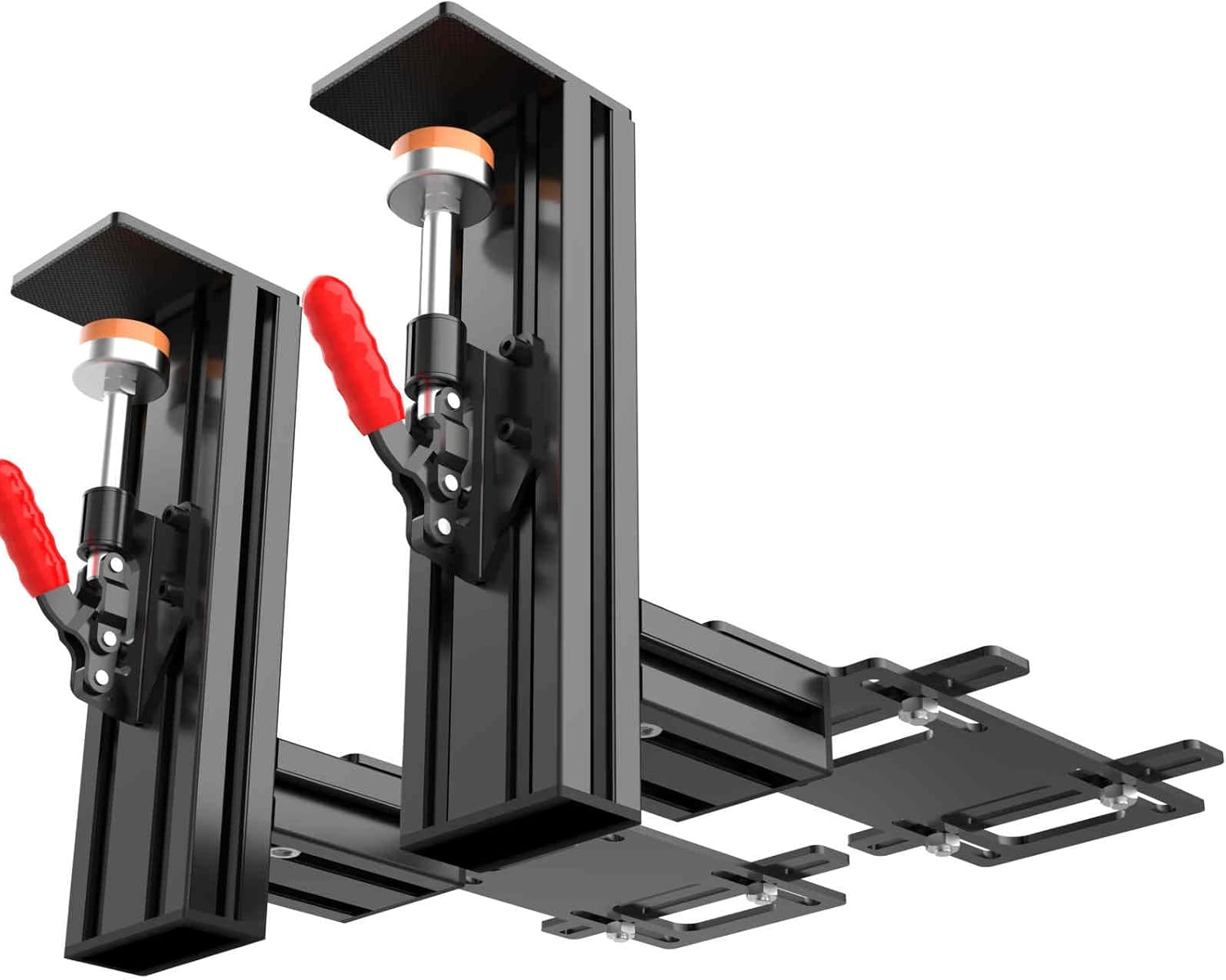 Meza-Set of 2 Hotas Desk Mounts Joystick Mount Compatible with Logitech G X52/X52 Pro/X56/X56 Rhino/Thrustmaster T.16000M FCS/TCA Officer Pack Airbus Hotas Mount
