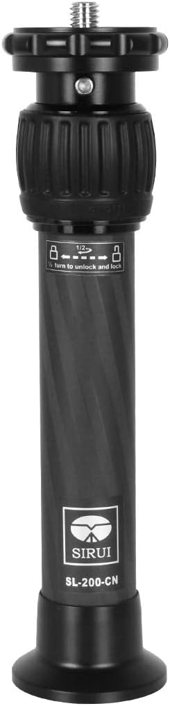 SIRUI AM-223 Carbon Fiber Camera Tripod Mini Travel Compact Tripod with 360° B-00K Ball Head, Arca Swiss Quick Release Plate, Loads up 15KG, Max Height 16.6", Folded Height 12.1"