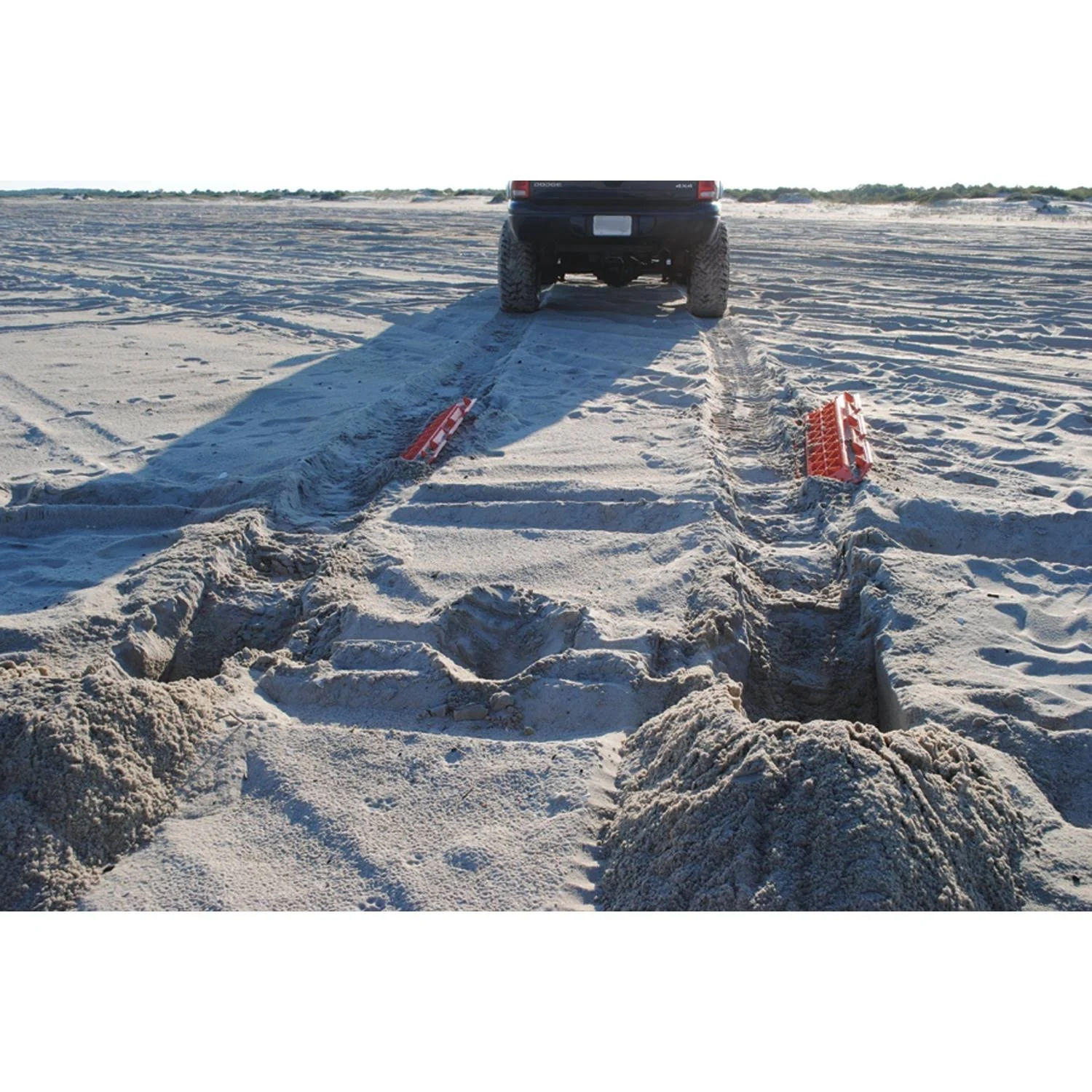 Maxsa Innovations Escaper Buddy Traction Mats, 2-Pack, Orange