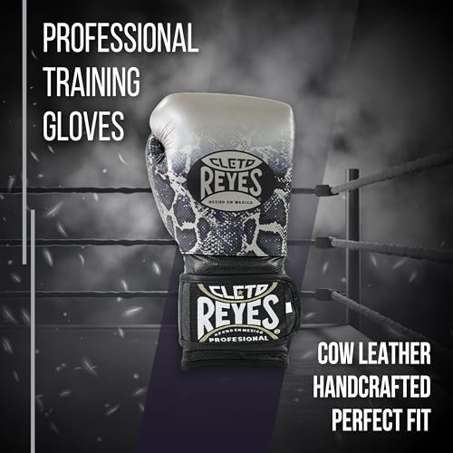CLETO REYES Training Boxing Gloves with Hook and Loop Closure for Sparring and Heavy Punching Bags, Men and Women, MMA, Kickboxing, Muay Thai
