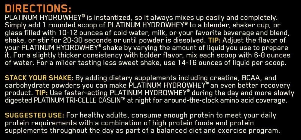 Optimum Nutrition Platinum Hydrowhey Protein Powder, 100% Hydrolyzed Whey Protein Isolate Powder, Flavor: Velocity Vanilla, 3.5 Pounds (Packaging May Vary) Pack of 2