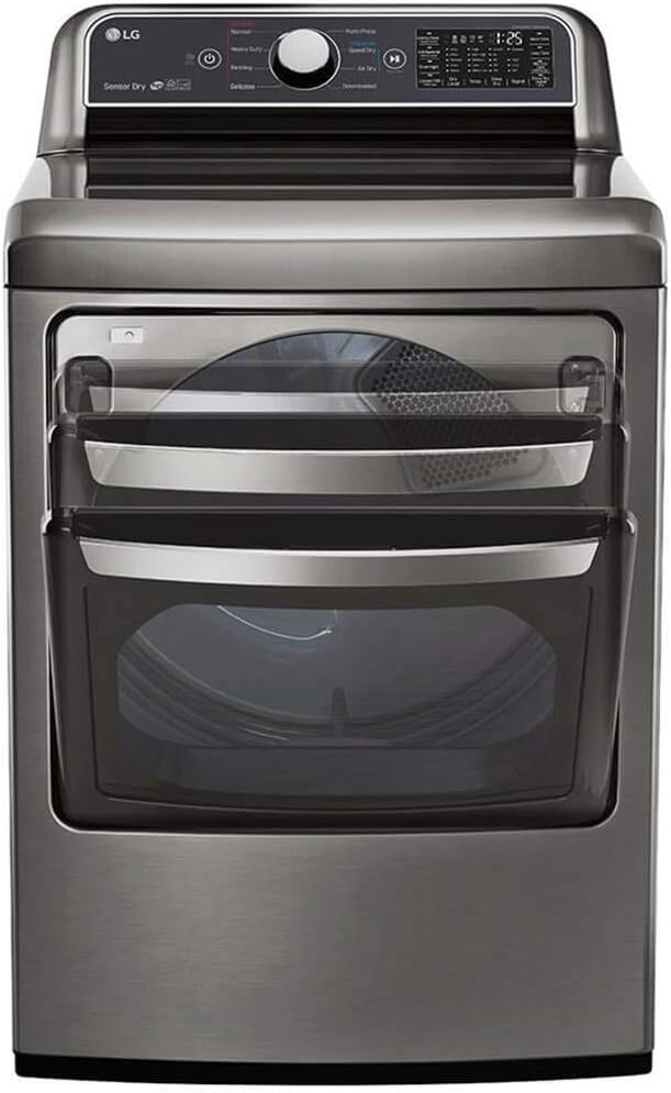 LG DLE7300VE 7.3 CF Electric Dryer EasyLoad Door ThinQ