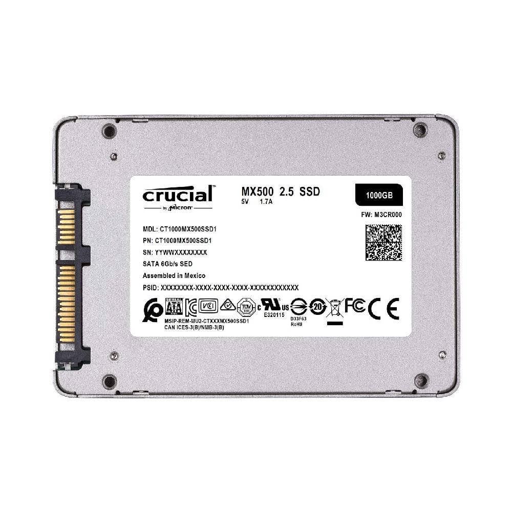 Crucial CT1000MX500SSD1 MX500 1TB 3D NAND SATA 2.5 inch Internal SSD