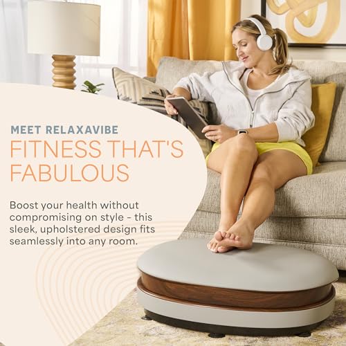 Lifepro Vibration Plate Machines – Full Body Workout, Recovery & Lymphatic Drainage with 4D Motion, Silent Operation, Joint Support, & Triple Motor Technology for Circulation, Fat Burn & Toning