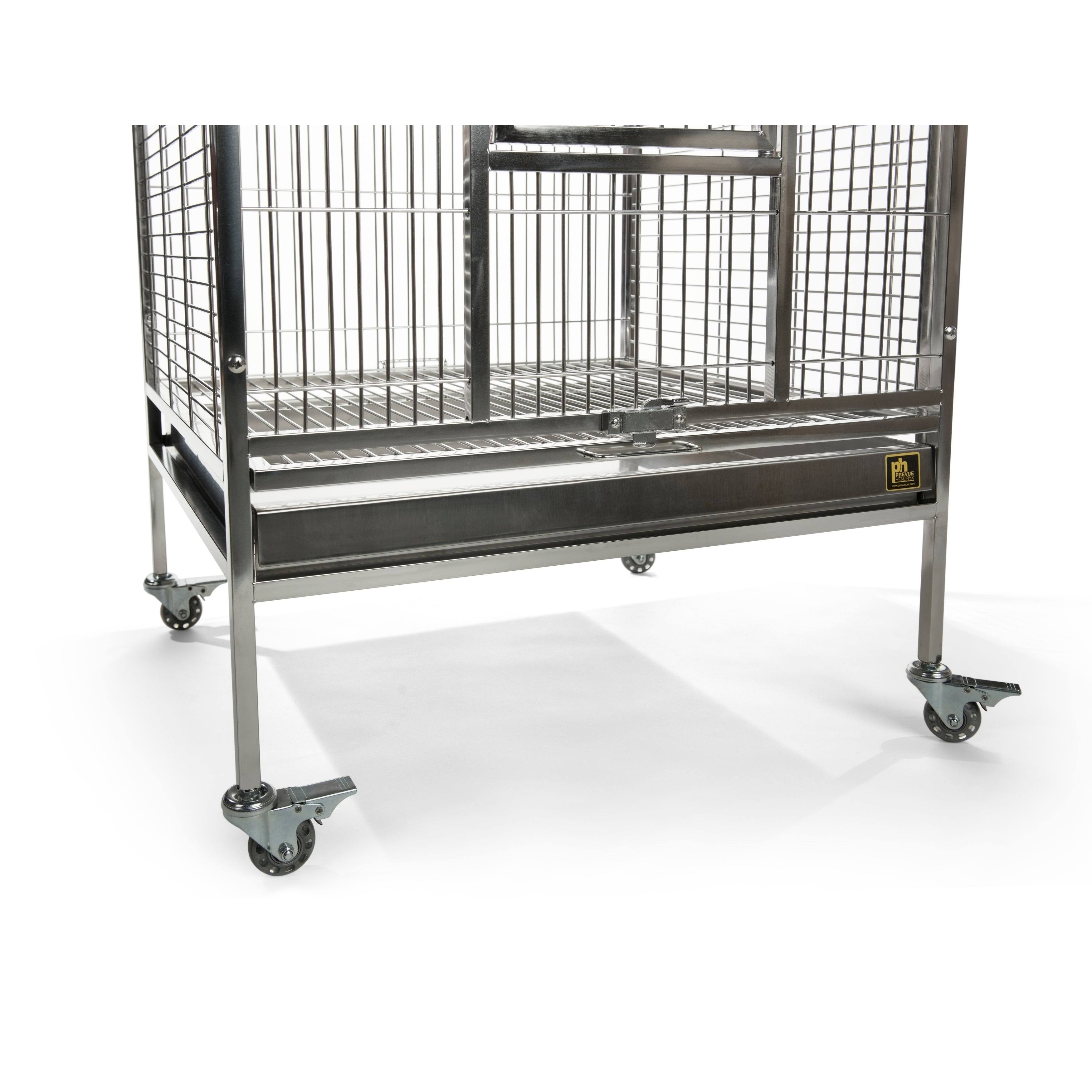 Prevue Pet Products Stainless Steel Playtop Bird Cage