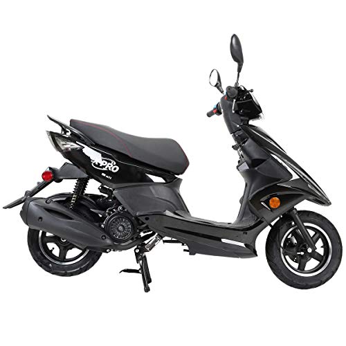X-PRO Bali 150 Moped Street Gas Moped 150 Adult Bike with 10" Aluminum Wheels! Assembled and Tested!