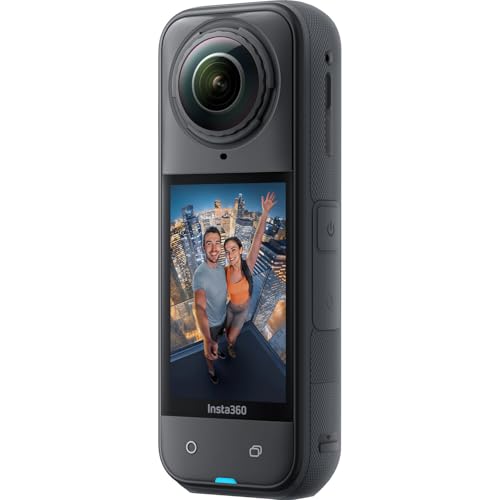 Insta360 X5 8K 360 Waterproof Action Camera with PureVideo AI, Stabilization, 185-Min Battery Life (CINSAAHA_X501) + 50-in-1 Accessory Kit + 128GB Card + More Kit