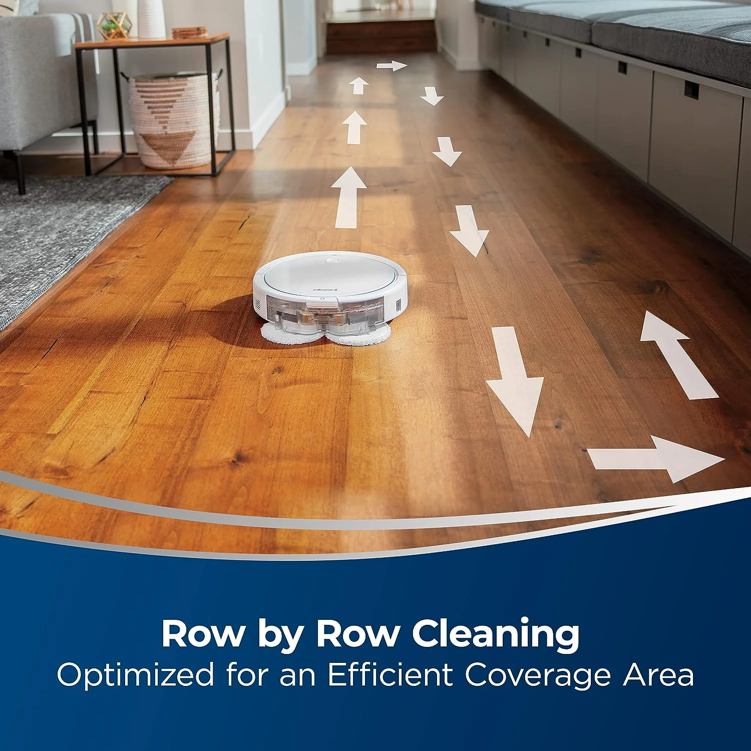 Bissell SpinWave 3115 Hard Floor Expert Pet Robot, 2-in-1 Mop / Vacuum