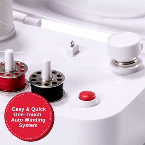 SINGER Heavy Duty 6620C Computerized Sewing Machine with Accessories | 215 Stitches, LCD Screen, Built-In Needle Threader | Easy Setup, Durable Metal Frame, Ideal for Clothes & Home Projects