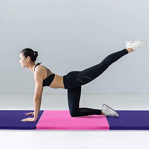 We Sell Mats - 4 ft x 6 ft x 2 - Personal Fitness & Exercise Mat for Home Workout - Lightweight and Folds for Carrying – All Purpose Gym Mat – Thick Mat for Yoga, Pilates, Stretches, Floor Exercises