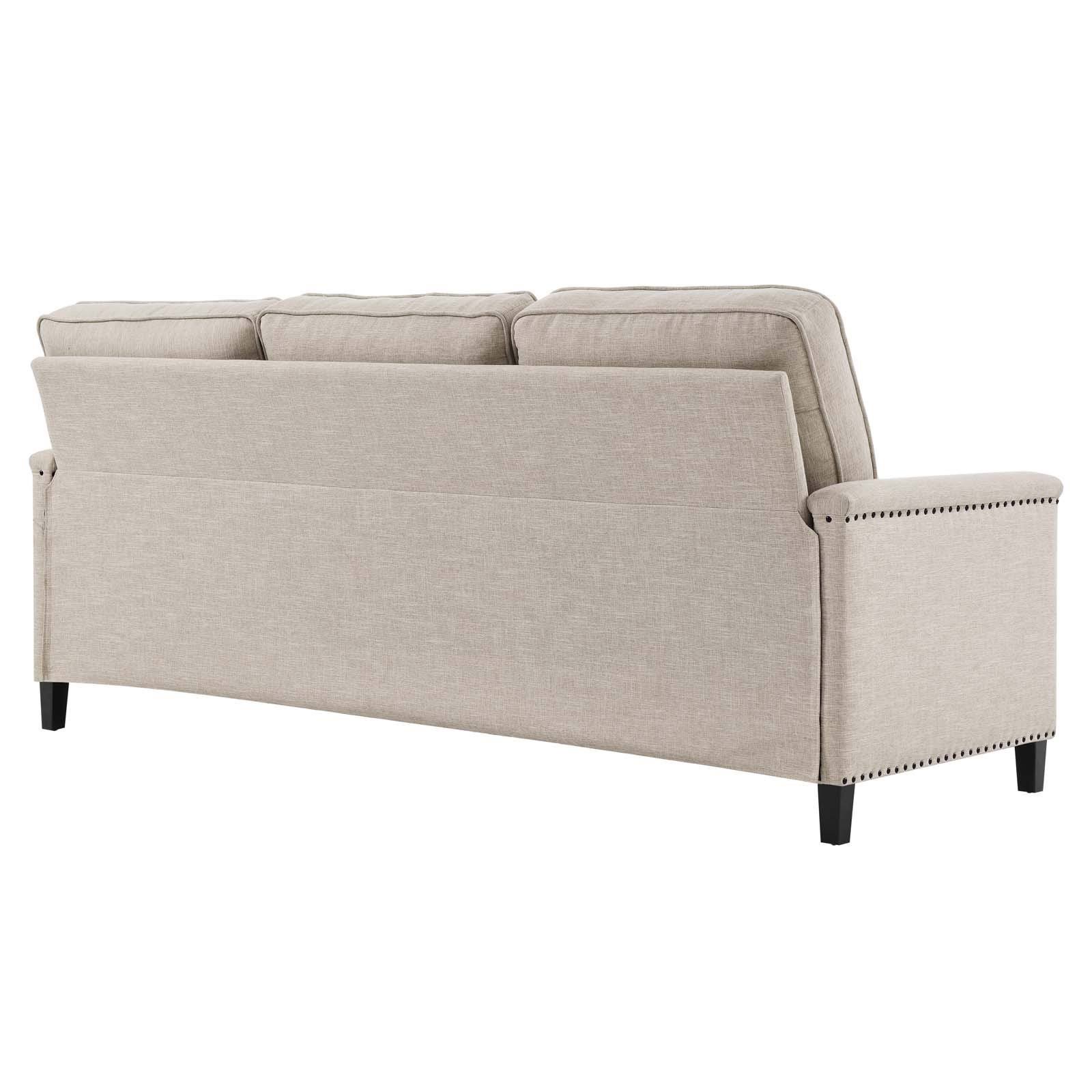 Ashton Upholstered Fabric Sectional Sofa Azure Modway