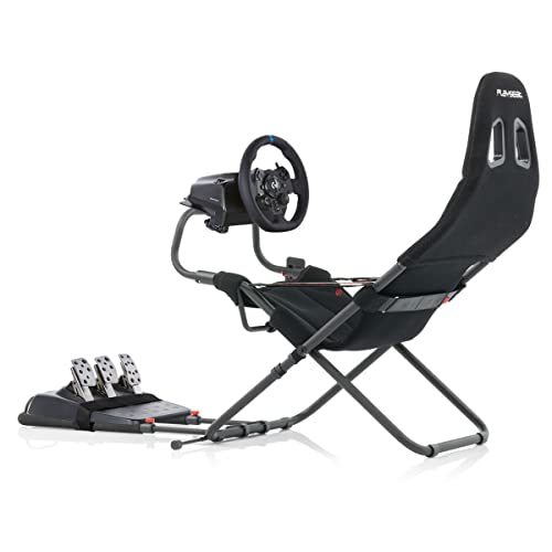 Playseat Trophy Sim Racing Cockpit | High Performance Racing Simulator Cockpit | Supports Direct Drive | Compatible with All Steering Wheels & Pedals on The Market | Supports PC & Console | Black