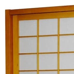 Oriental Furniture Double-Sided Zen Shoji Sliding Door Kit (Black)