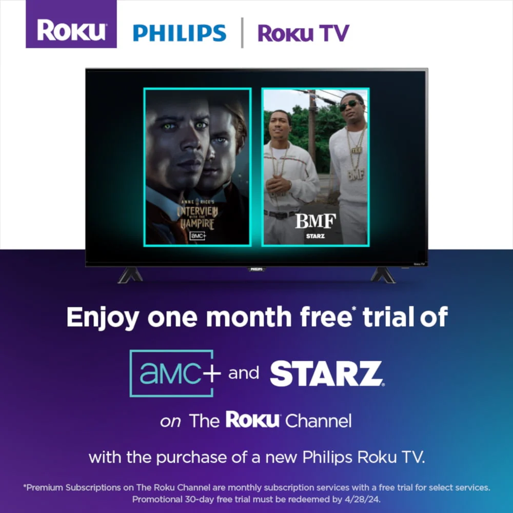 Philips 50 Class 4k Ultra HD (2160p) Roku Smart LED TV (50PUL6533/F7) (New)