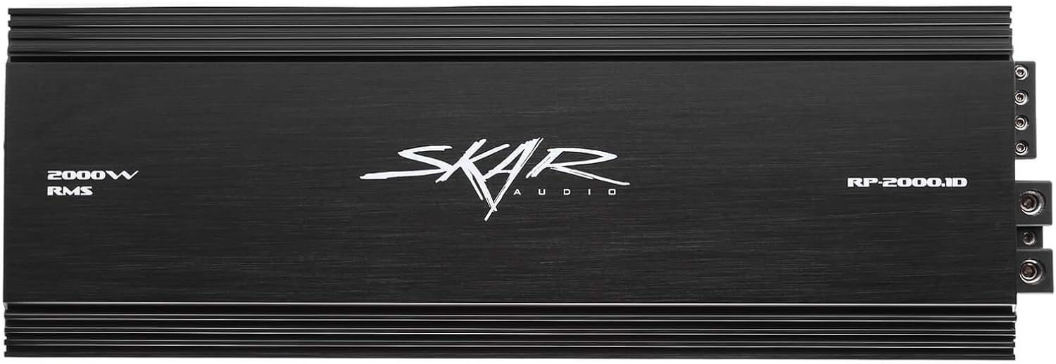 Skar Audio Dual 12" Complete 5, 000 Watt Subwoofer Bass Package - Includes Subwoofers in Ported Box with Amplifier