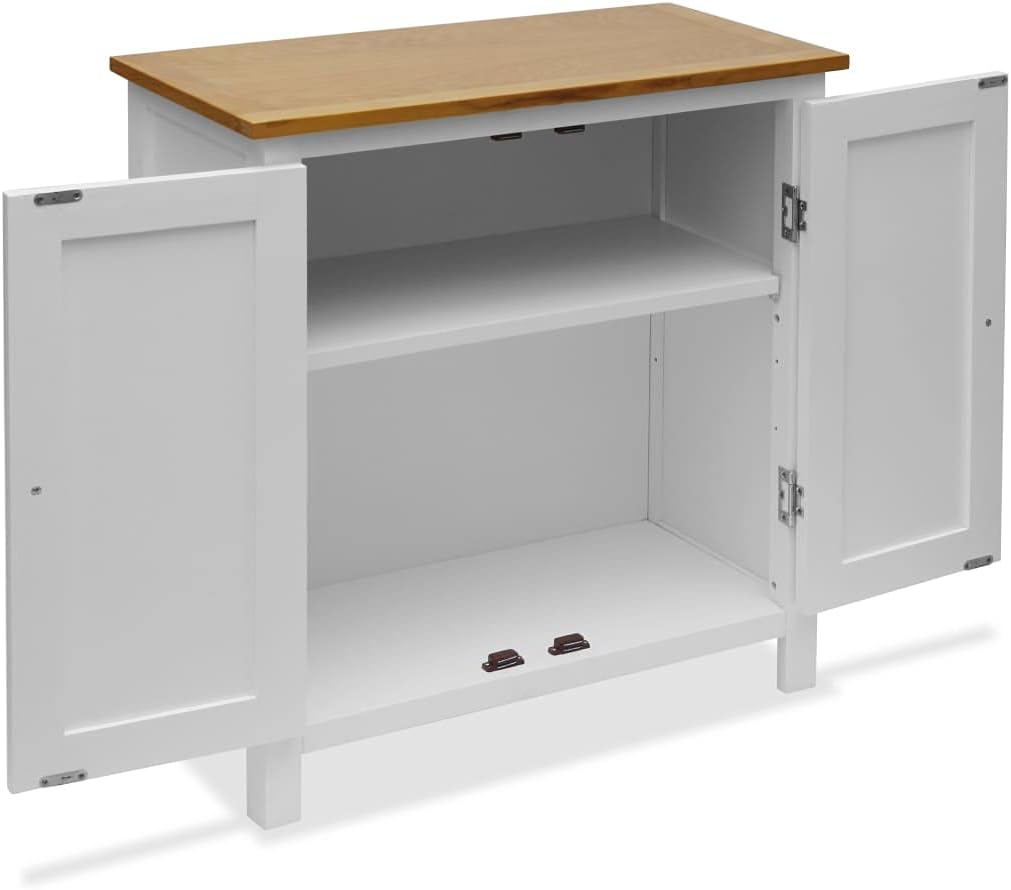 Cupboard 27.6"x13.8"x29.5" Solid Oak Wood,Bar Cabinet Functional Cabinet Entryway Cabinets with Storage Function Suitable for Kitchen,Liquor,Corridor,Cafeteria