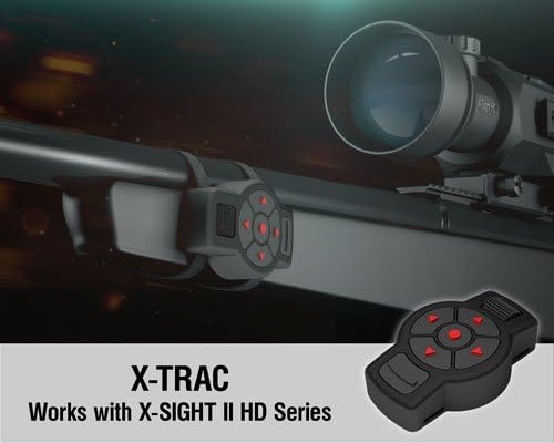 ATN X-Trac Smart Tactical Remote Access Control w/Bluetooth, Device Works Smart HD Scopes to Operate Through The menu Faster, Black Pack of 2