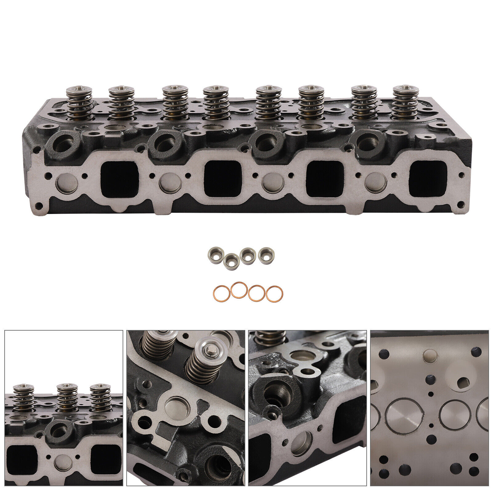 4BD2 Cylinder Head W/ Valves fits Isuzu NPR & NQR Truck 1992-1998