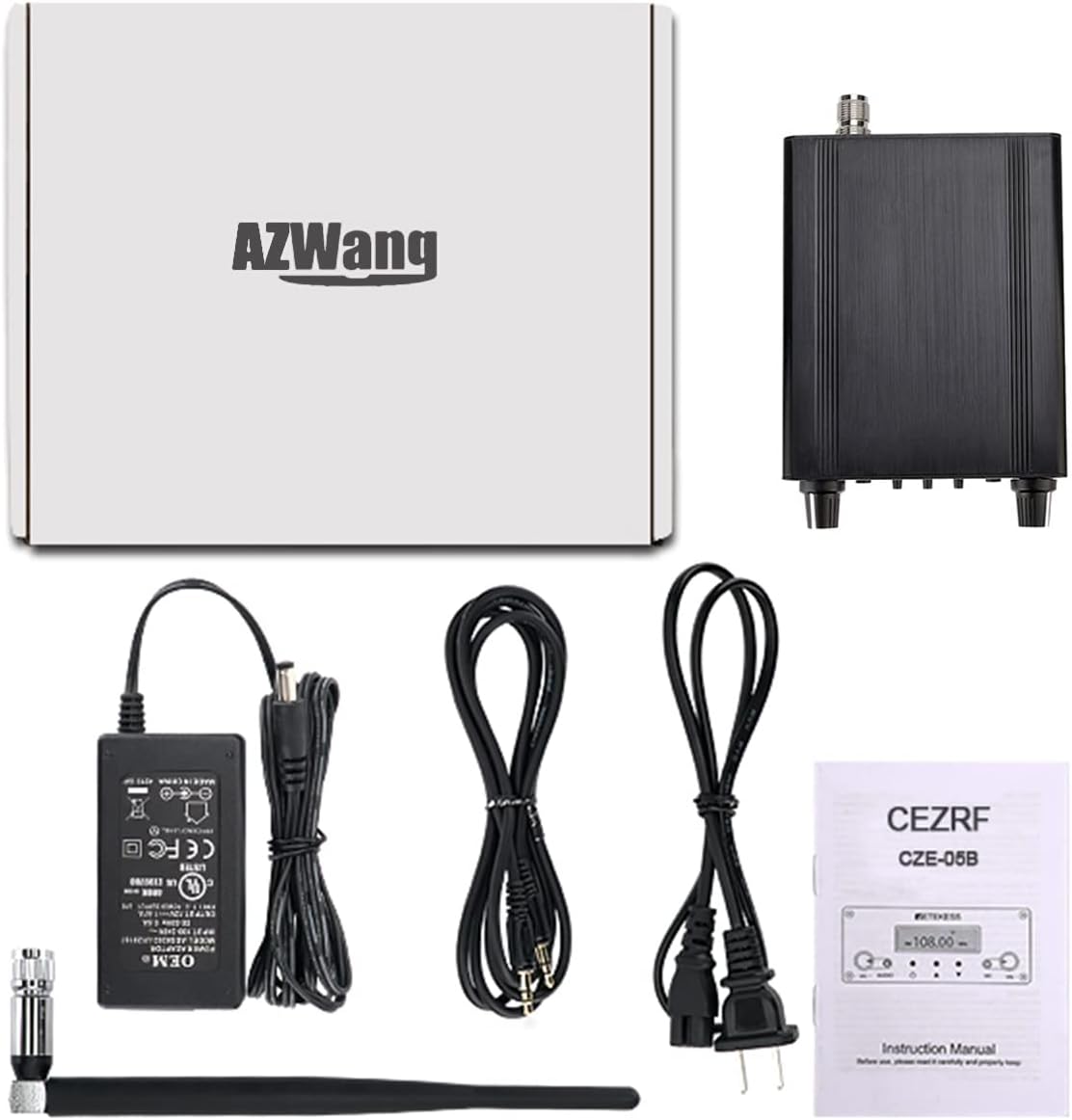 FM Stereo Transmitter, FCC Certified FM Transmitter for Church 0.5W Broadcast Transmitter