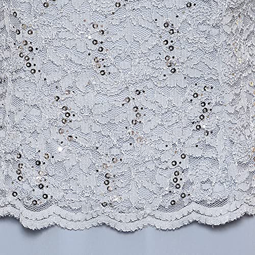 Alex Evenings Women's 3/4 Sleeve Stretch Lace Bodice One Piece Mother of The Bride Dress (Petite and Regular Sizes)
