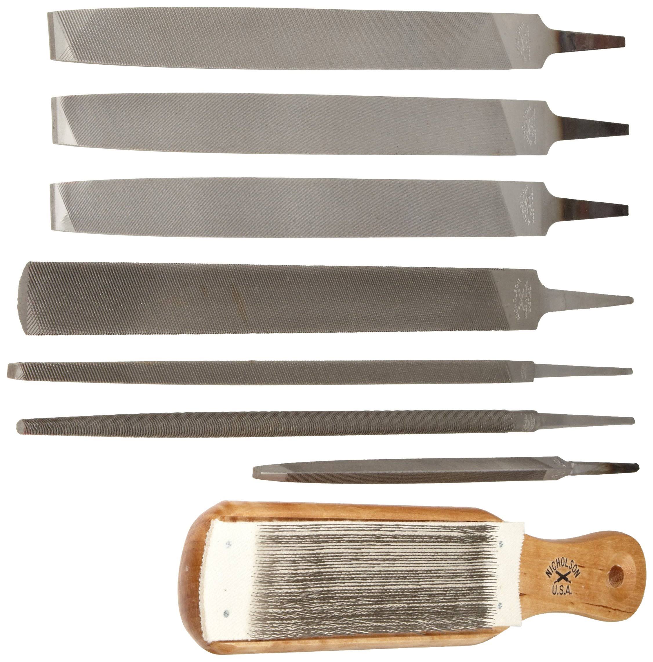 Nicholson 8 Piece Machinist File Set 22025NN