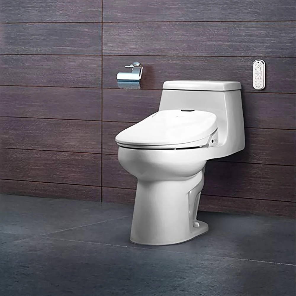 Brondell Swash 1400 White Luxury Bidet Toilet Seat - Elongated